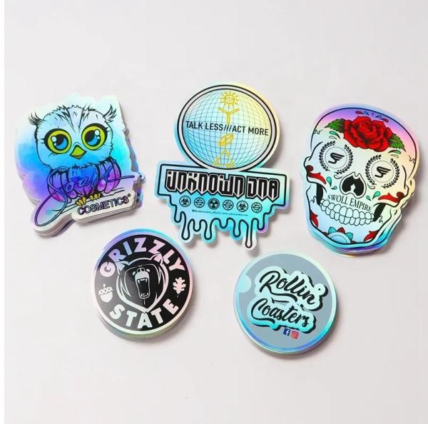 Custom Pvc Self Adhesive Stickers Die Cut Logo Stickers Custom Vinyl Waterproof Package Label Logo Stickers for Packaging Label