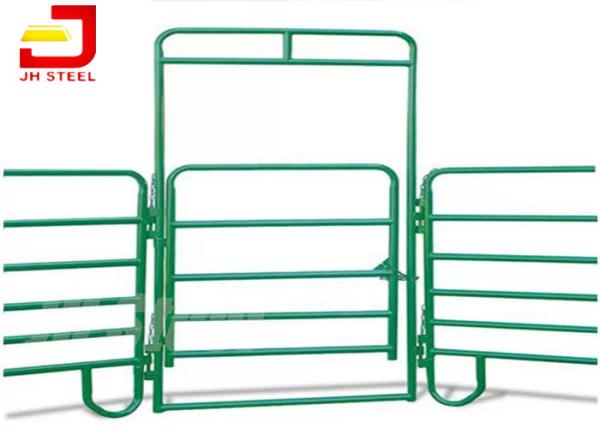 2.1x1.8m Metal Galvanized Steel Livestock Panels For Horses