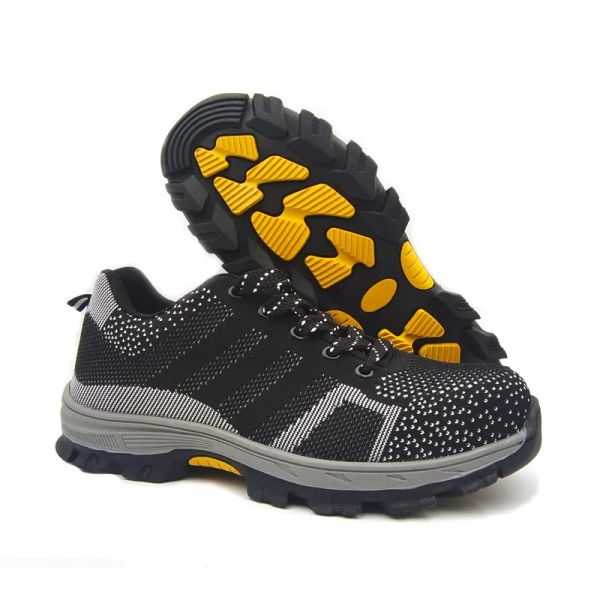 Lightweight Comfortable Safety Shoes Anti Slip Knitting Upper Shoes Unisex