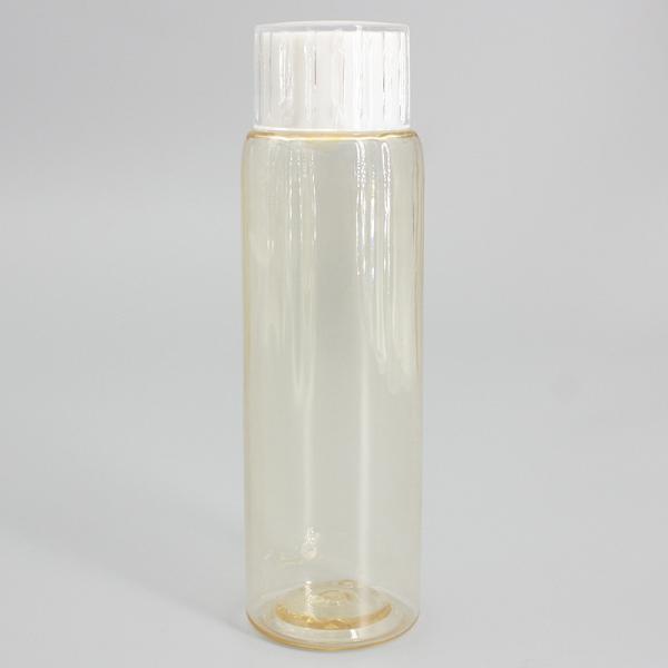 Garrafas 180ml plásticas maiorias amarelas claras do ANIMAL DE ESTIMAÇÃO 24mm