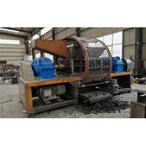 35kw*2 Motor Waste Tire Shredder with Water Cooling for Input Tire Size Less Than 1200mm