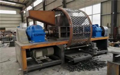 35kw*2 Motor Waste Tire Shredder Input Tire Size Less Than 1200mm