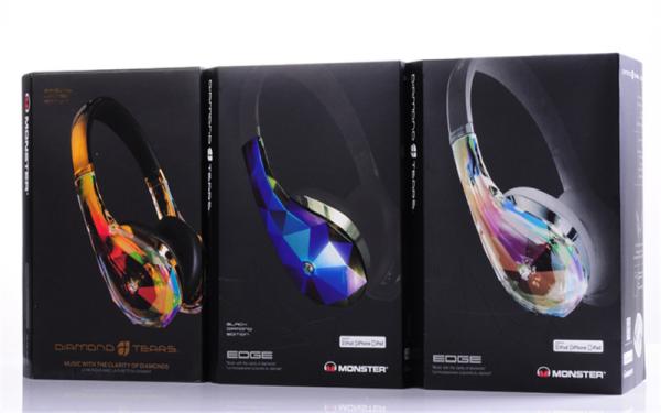 1:1 with original Monster Diamond Tears EDGE on-ear headphones GOLD Limited Edition made in china