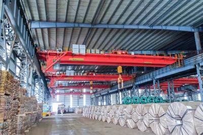 50 Ton New Chinese Style Double Beam Bridge Crane With Hook