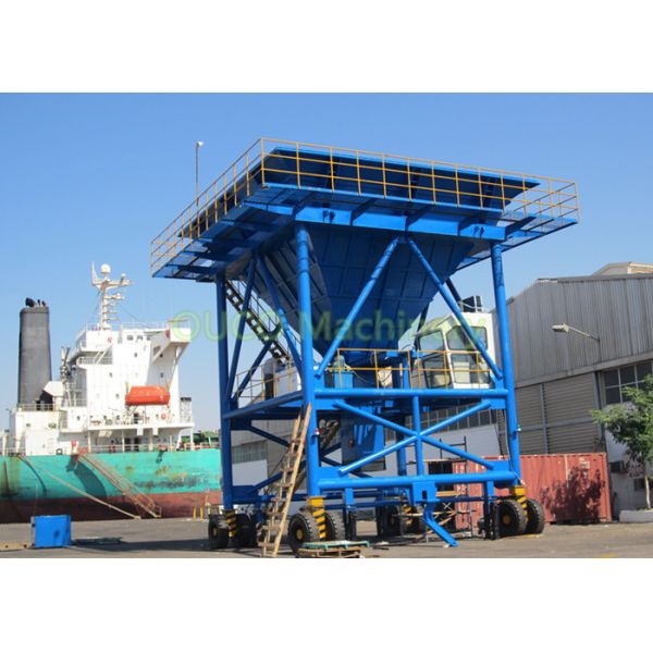 Coal Unloading Hopper High Safety Strong Structure Low Power Consumption