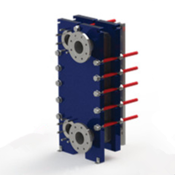 Custom Semi Welded Plate Heat Exchanger Gasket Titanium Marine