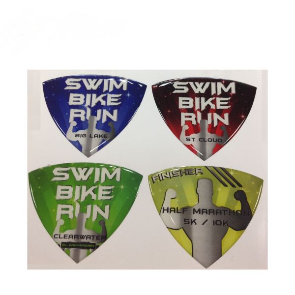 Resin Crystal 3D Durable Vinyl Stickers Dome Permanent Clear Vinyl Stickers