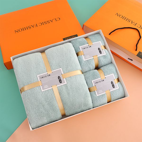 Thick Coral Fleece Soft Absorbent Face Bath Microfiber Towel for Home Hotel Spa Ect