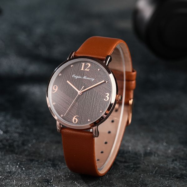 картина кожаного ремня дозора кварца дам 30m водоустойчивая 36mm трехмерная