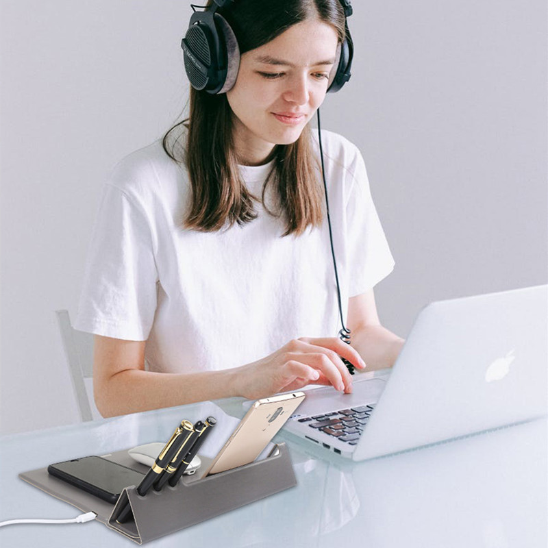 recyclable беспроводной коврик для мыши с ultralight заряжателя телефона многофункциональное