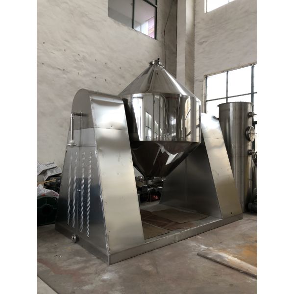 440v /220v Rotary Double Cone Industrial Vacuum Dryer In Food Industry