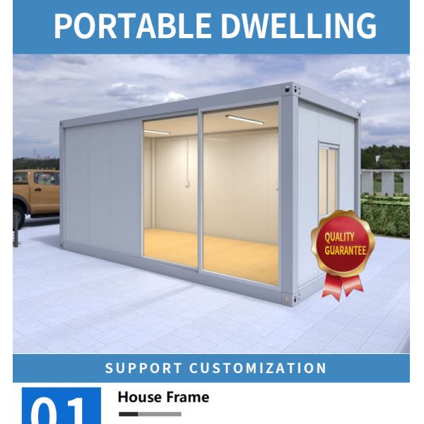 Contemporary Design Style Prefab Container Home Steel Construction for Sustainability