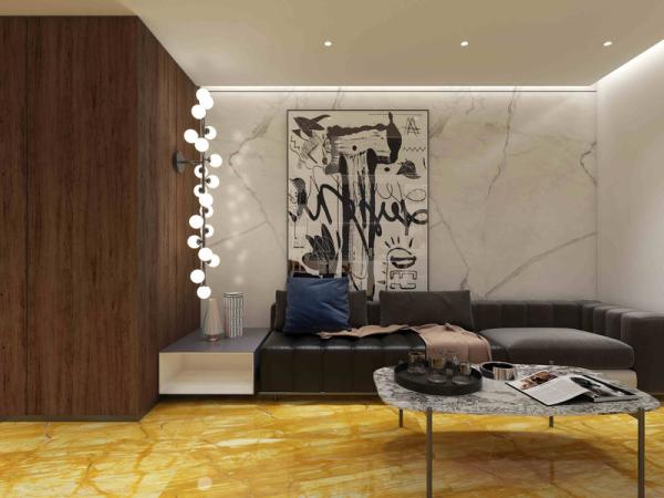 Moderna imitação de pedras porcelânica para piso e parede