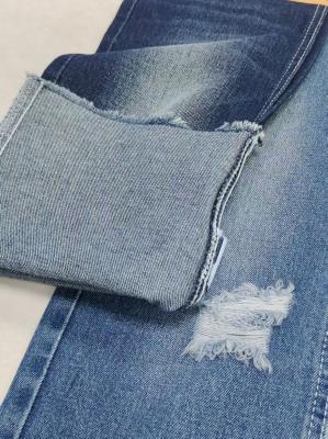 70%Cotton 7%Polyester 23%Rayon DARK INDIGO Denim Fabric JSD3226R for Women Men GIRLS BOYS  jeans clothing
