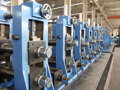 Steel Profile Tube Mill Machine For Gas Transportation Square Pipe