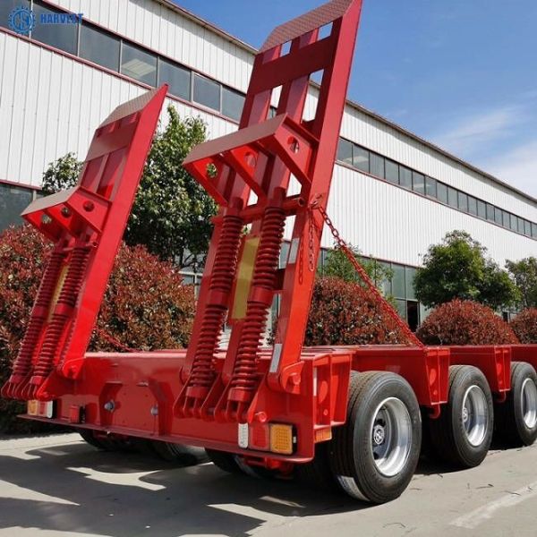 4 линии 8 цапф Lowbed 80 тонн 100 тонн трейлер 120 тонн сверхмощный Semi