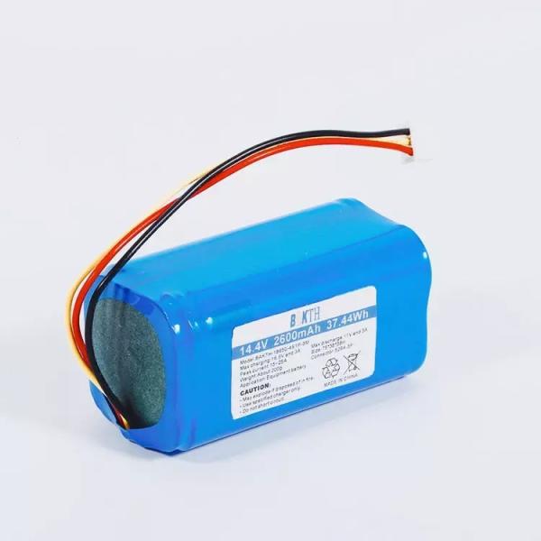 18650 4S1P 14.8v 2600mAh 100% de haute qualité personnalisé 18650 batterie au lithium-ion pour robot sous vide