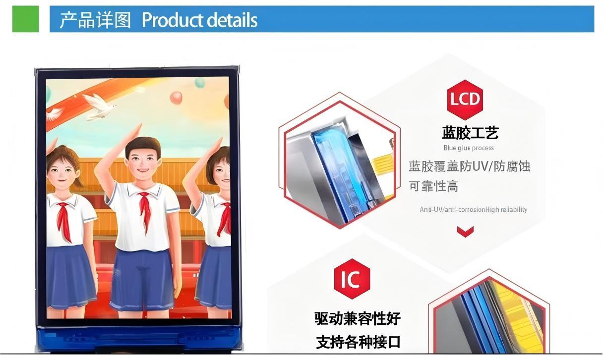 2.4 inch Sunlight Readable TFT Module with 240X320 Resolution and MCU 8bit Interface