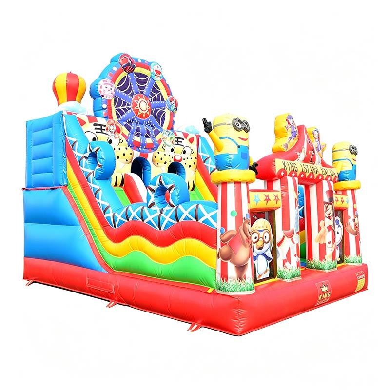  Commercial Grade Carnival Theme Inflatable Slide Combo Amusement Park Bouncy Castle for Party Rental Business