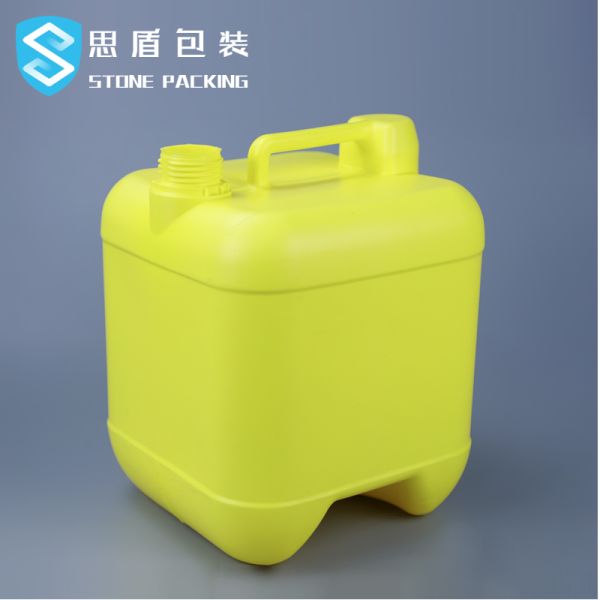1.5KG Square 10l Plastic Drum With Handle 360*300*410mm