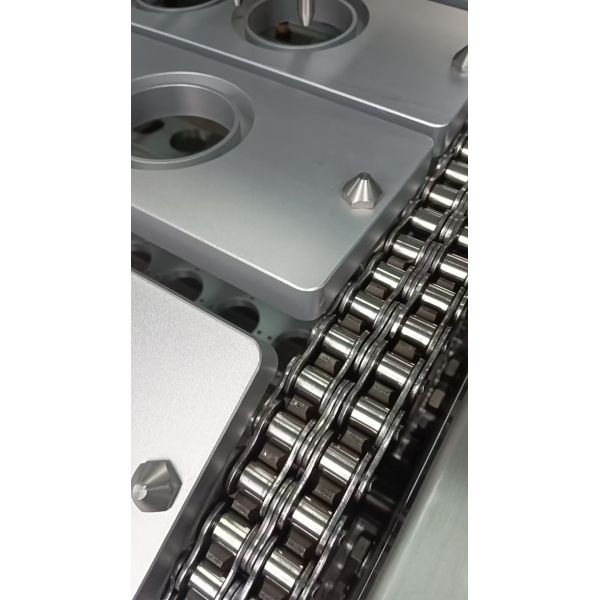 CE Certified Food-Grade Stainless Steel LC-420R 4-Station Rotary Sealing Machine For Filling Four Cup-Shaped Jelly And Chocolate Sauce Jars.