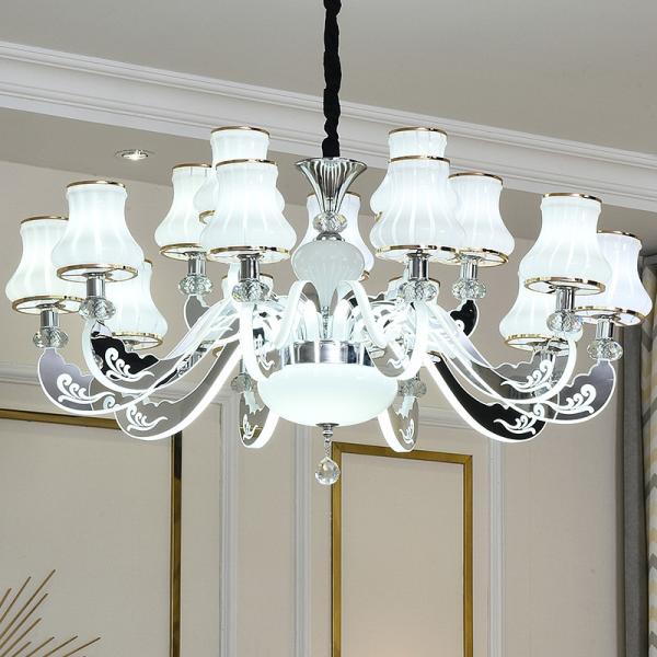 Remote Control Led Acrylic Chandelier for Indoor home Lighting Fixtures (WH-LC-03)