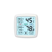 Support de batterie manuel de thermomètre extérieur d'intérieur sans fil d'hygromètre de Digital