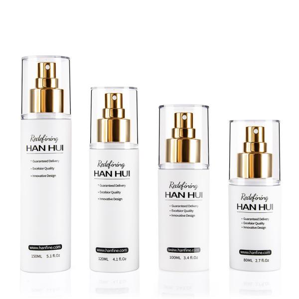 Garrafa plástica vazia do ANIMAL DE ESTIMAÇÃO das garrafas 100ml 120ML 150ML do pulverizador para ajustar o pulverizador