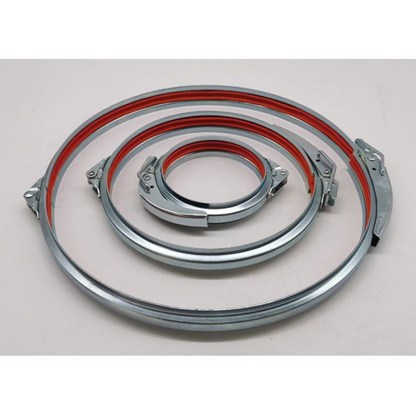 Zinc Plated Carbon Steel 100mm Quick Release Tube Clamp