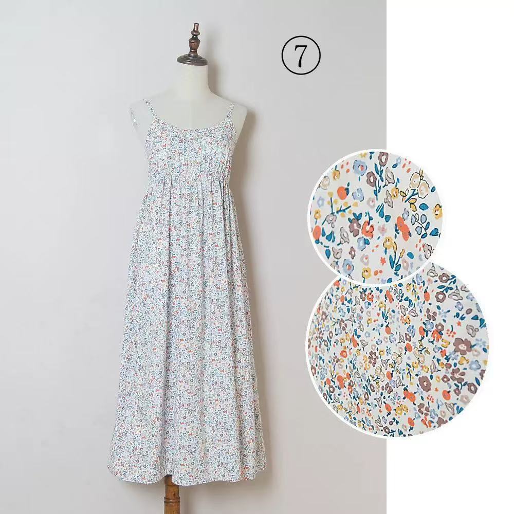 2026 New Prints Pure Cotton Plus-Size Friendly Beach Dress for Summer Vacation