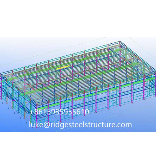 Engineered Framing Prefab Large Span Galvanized Sandwich Panel PEB Steel Structure For Modern Stadiums Entertainment Venues Halls Factories Chicken Houses