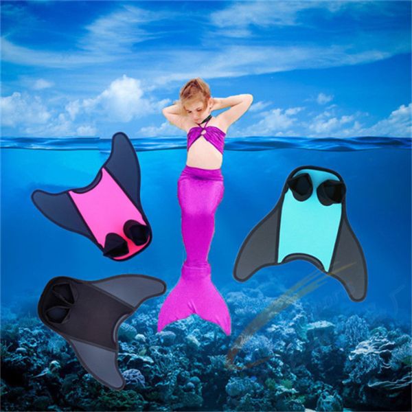 Fashionable Design Mermaid Monofin , Flexible Mermaid Fins For Swimming