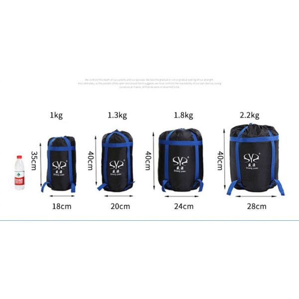 Wholesale Direct Selling Camping Splicing Sleeping Bag Outdoor indoor Autumn Winter Extended Adult Camping Sleeping Bag