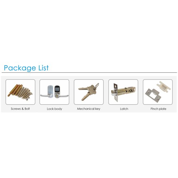 Easy Operated Electronic Keypad Door Lock With Fingerprint / Password Open