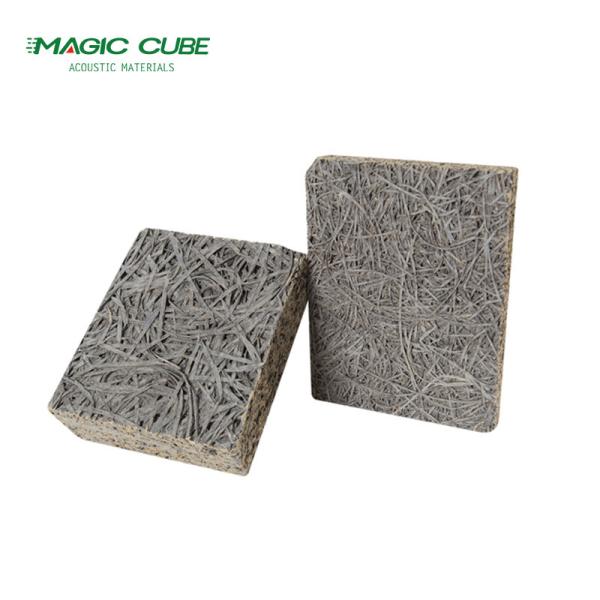 Eco Friendly Wood Wool Insulation Boards Fireproof Wood Fiber Panels Customized