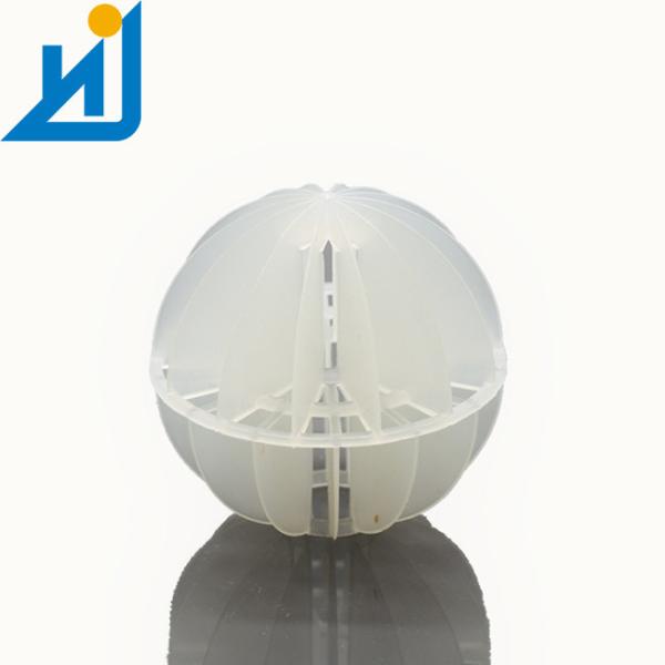 bolas plásticas 38mm ocas de 25mm poliédricas para a embalagem da torre de grande resistência