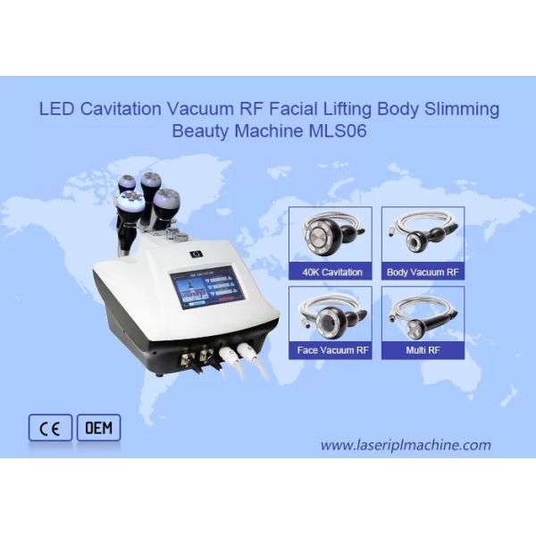 6 In 1 Monopolar Vacuum 40k Cavitation Machine For Weight Loss Skin Tightening