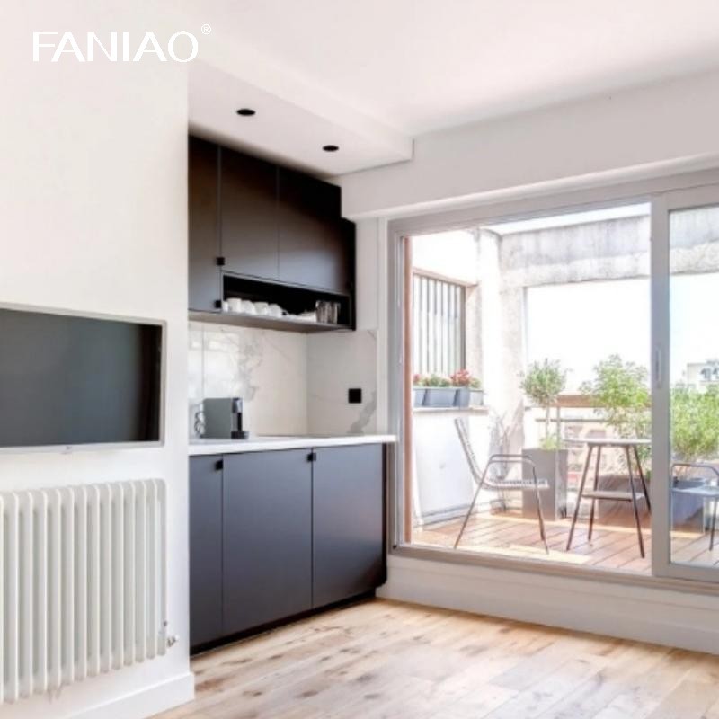 Простой функциональный кухонный шкаф мини-кухня для проекта квартиры