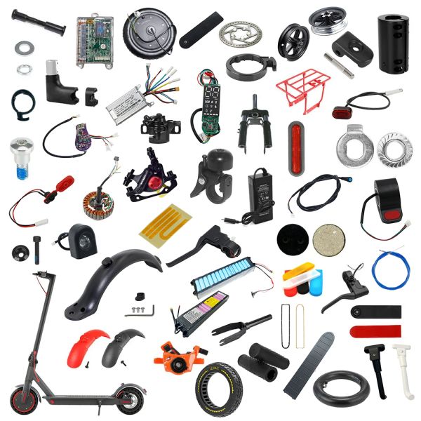 Non Slip Rubber Electric Scooter Handle Bar Pair Grip E Scooter Spare Parts