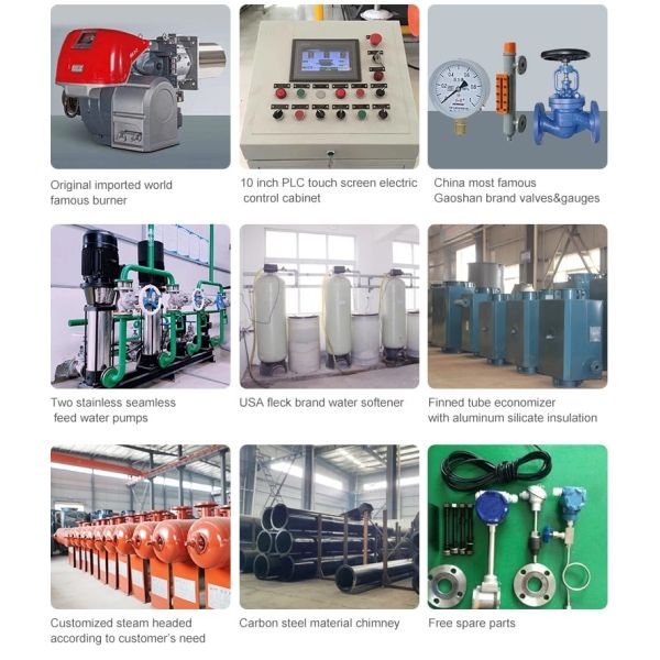 Caldera de agua caliente de fuel industrial del gas natural del sistema de calefacción para la escuela del hospital del hotel