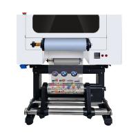 300mm UV Printer With 2*F1080 Printheads Support CMYK+W+V Bright And Colorful