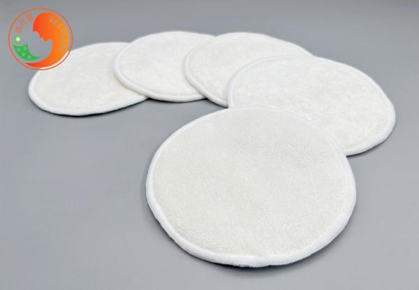 Leakproof Washable Breast Pads Skin Friendly With Round Shape