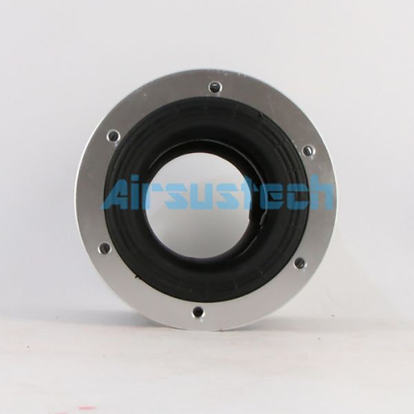 ressorts pneumatiques compliqués triples en caoutchouc de taille de 185mm avec suspension universelle Kit Bag d'air de la bride 6x1/4 en aluminium »