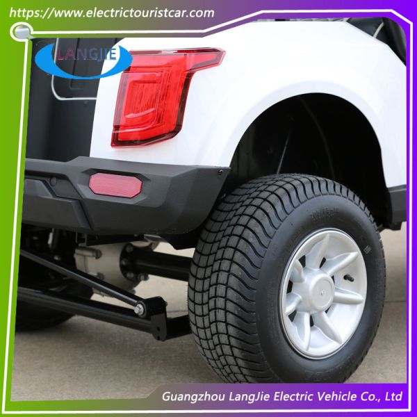 4 колесная электрическая тележка для гольфа 4 места AC Моторная туристическая машина аренда для курортного автомобиля