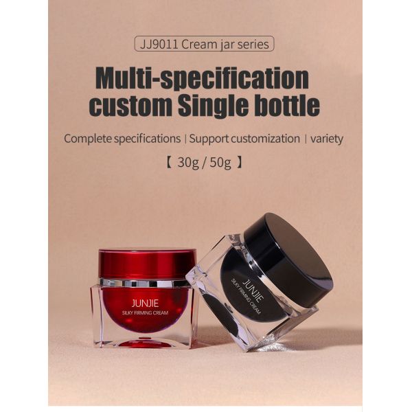 Collar Material Acrylic Cap Material Plastic 30g 50g Cream Jar for Cosmetic Storage Container