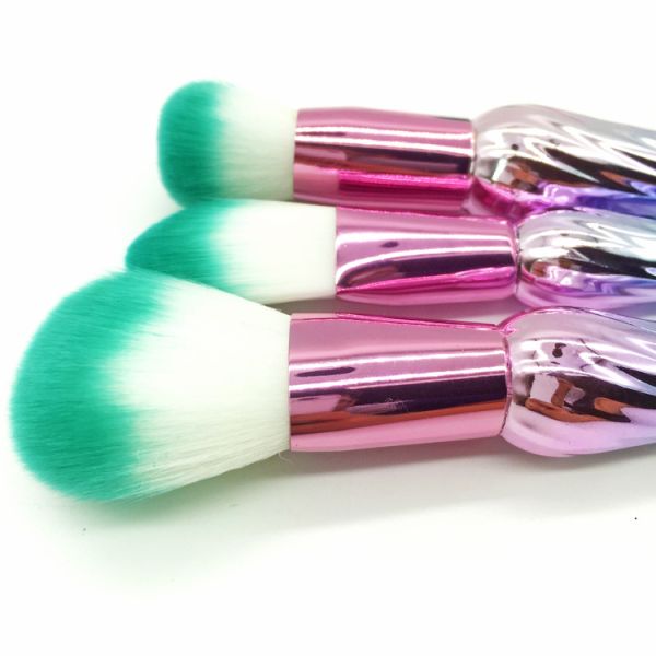 Promotion Private Label Best Quality 7Pcs Synthetic Hair Makeup Brushes Free Sample