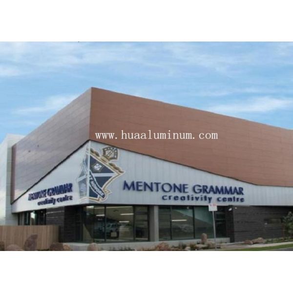 4x8ft Exterior Aluminium Wall Panels , ASTM 6mm ACM Panels In Exhibition