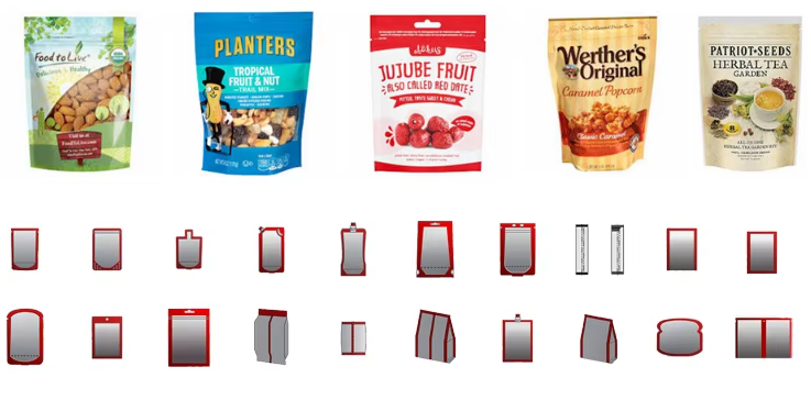 Fully Automatic Double Sachet Form Fill Seal Washing Powder Chemical High Speed Horizontal multifunctional packaging machine