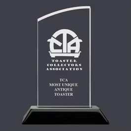 Custom Acrylic Awards Trophy Blank With / Without Base Plexiglass Awards