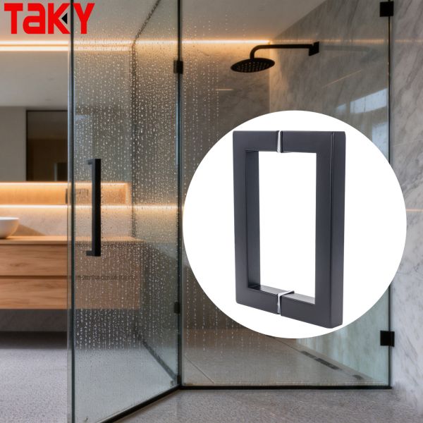 Hig Quality Customizable Stainless Steel Square Tube Glass Door Handle